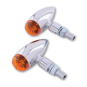 Motorfiets richtingaanwijzers Highsider Smart Micro-bullet chroom