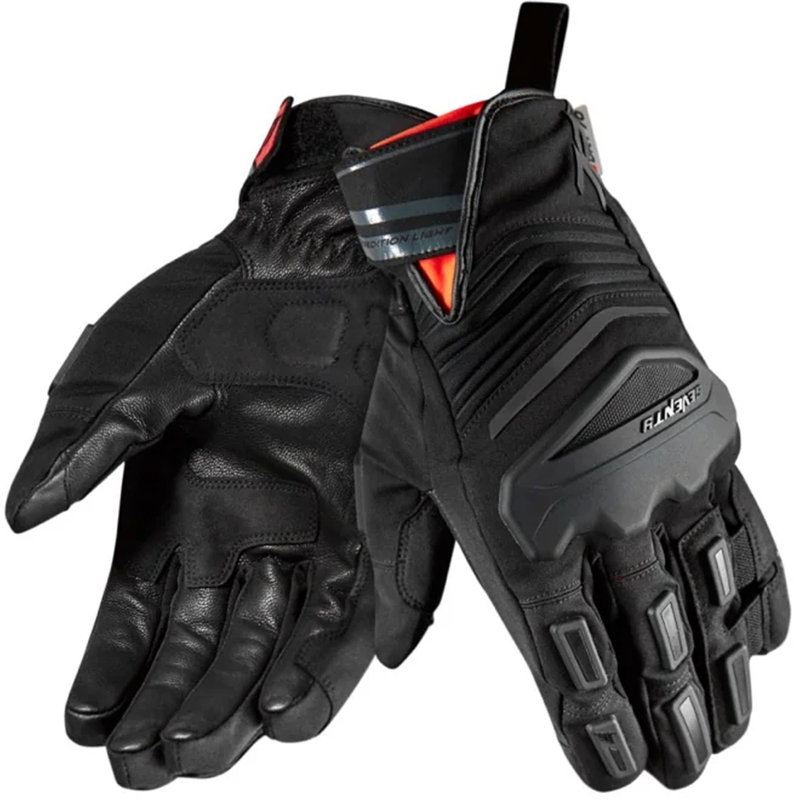 Motorhandschoenen Seventy Degrees SD-T13 Aspen Light zwart-rood