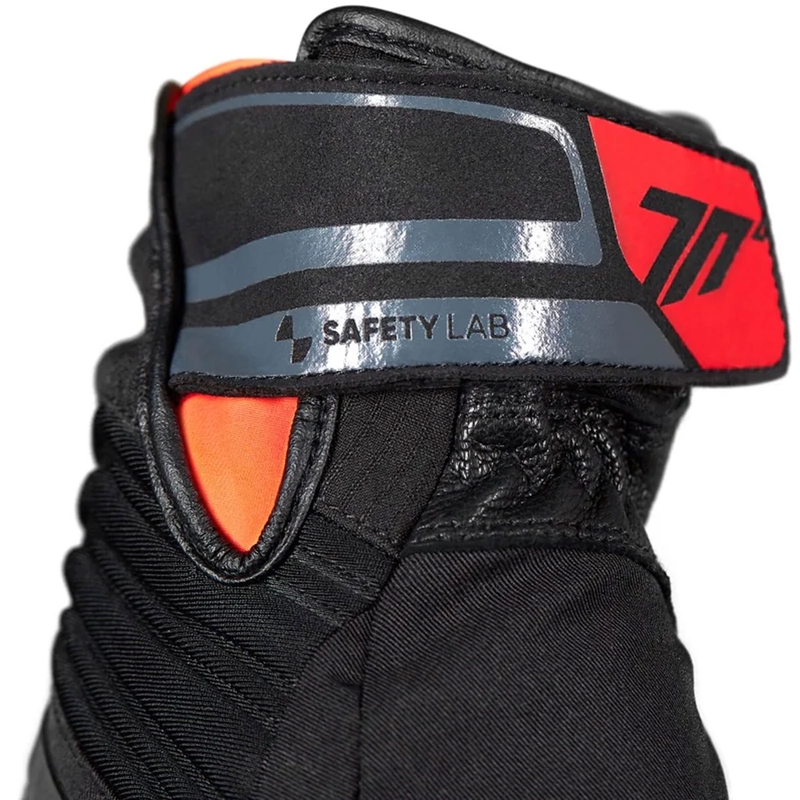 Motorhandschoenen Seventy Degrees SD-T13 Aspen Light zwart-rood