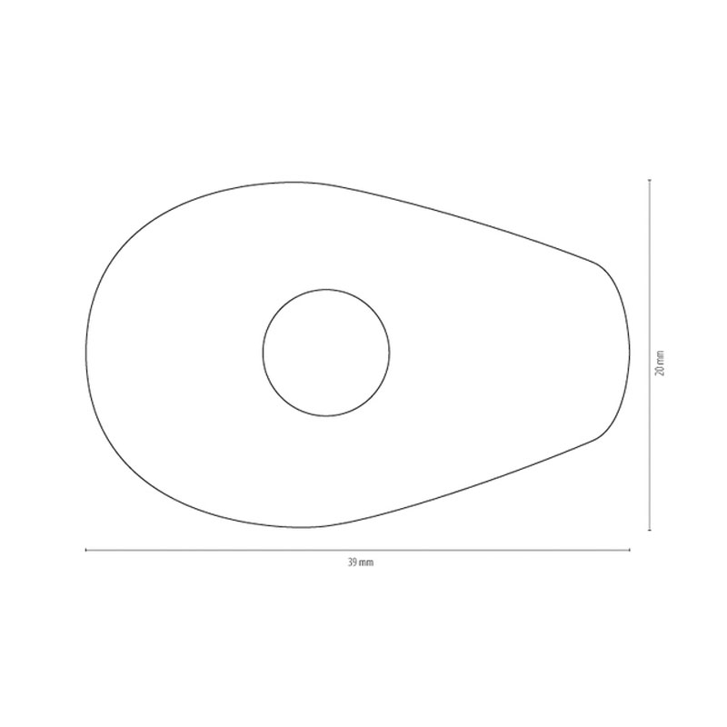 Highsider Smart Indy Spacer motorkapdoppen voor Yamaha motorfietsen