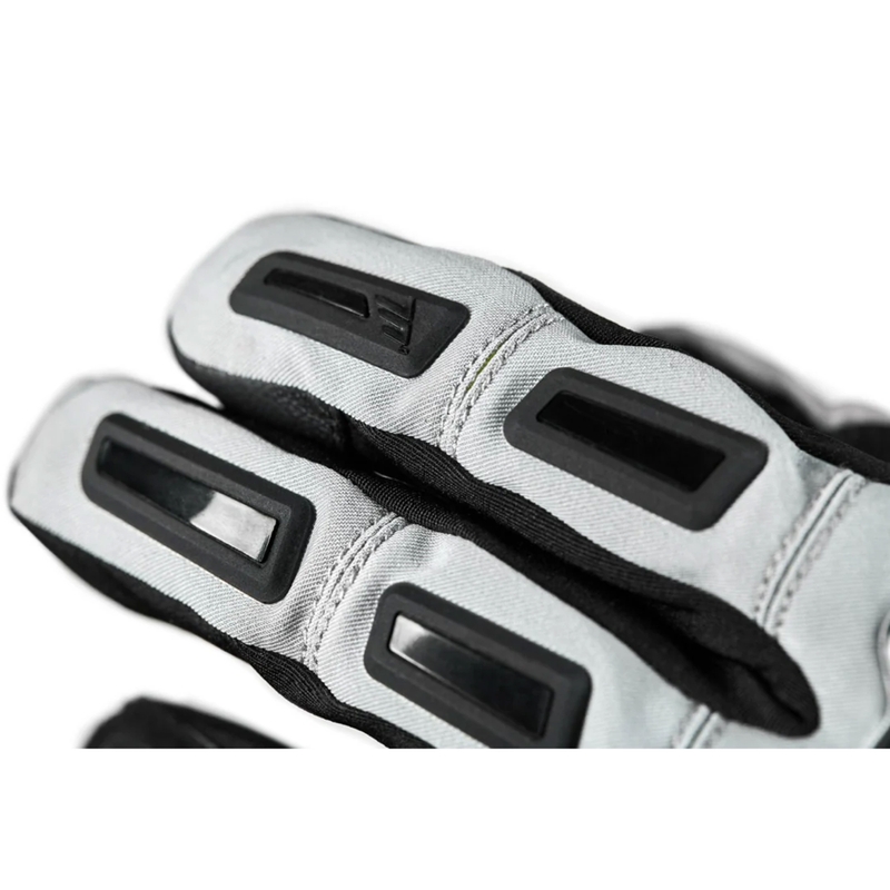 Motorhandschoenen Seventy Degrees SD-T13 Aspen Light zwart-grijs-fluogeel
