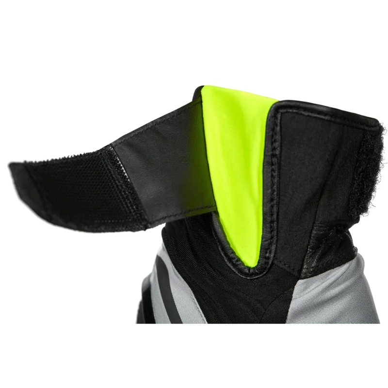 Motorhandschoenen Seventy Degrees SD-T13 Aspen Light zwart-grijs-fluogeel