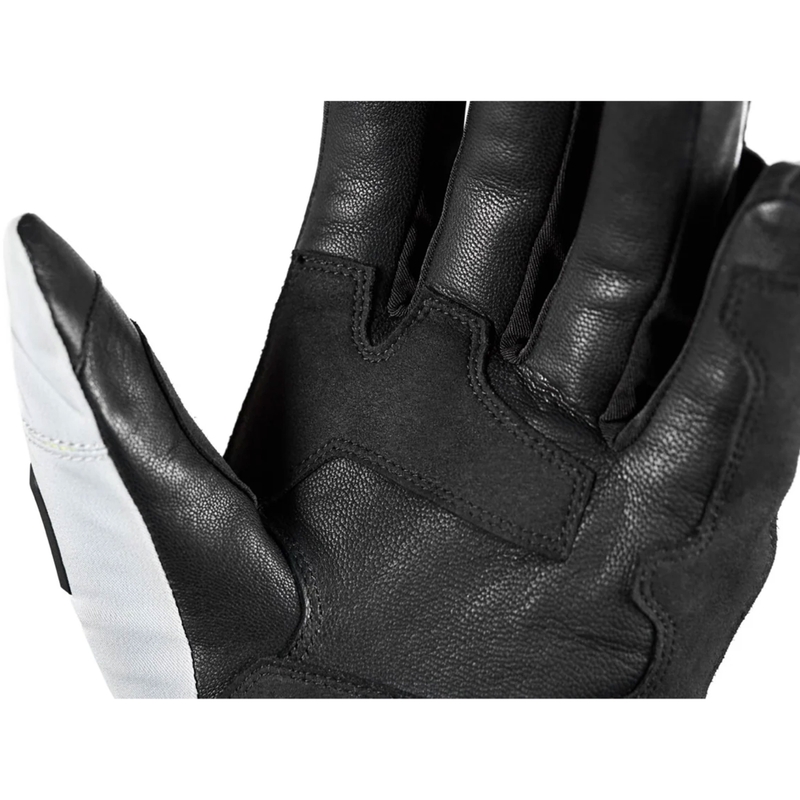 Motorhandschoenen Seventy Degrees SD-T13 Aspen Light zwart-grijs-fluogeel