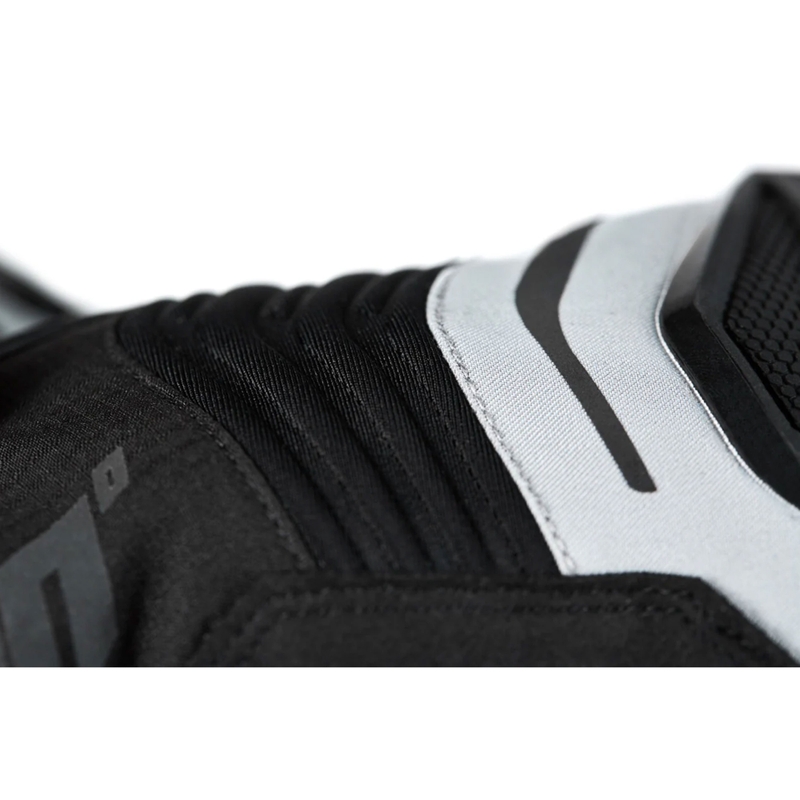 Motorhandschoenen Seventy Degrees SD-T13 Aspen Light zwart-grijs-fluogeel