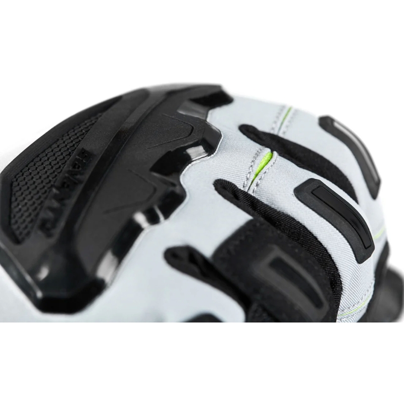 Motorhandschoenen Seventy Degrees SD-T13 Aspen Light zwart-grijs-fluogeel
