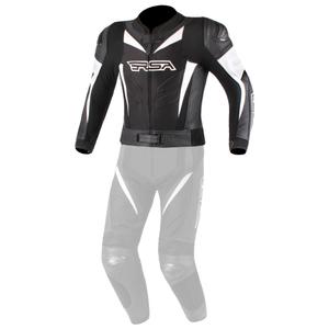 Pánská bunda na motorku RSA GPX černo-bílá výprodej