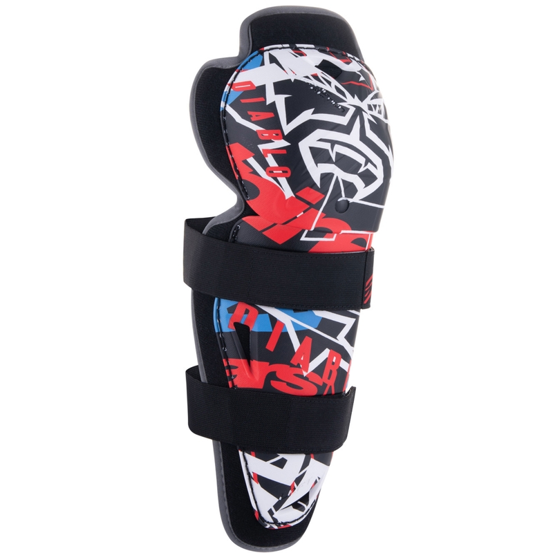 Alpinestars Bionic Action FQ20 kniebeschermers zwart-rood
