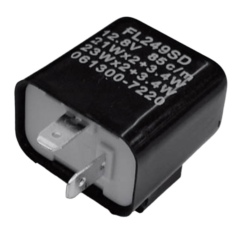 Highsider Smart 2-polige richtingaanwijzerschakelaar 12v/21w zwart