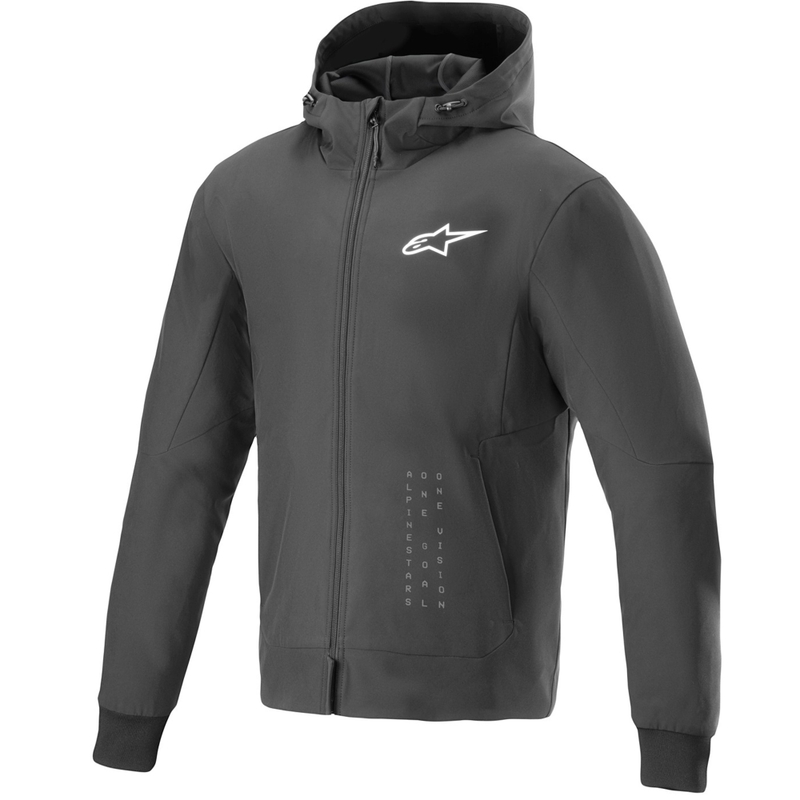 Alpinestars Radium Tech Hoodie motorsweater zwart-wit