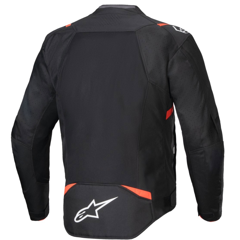 Alpinestars T-SPS Air V2 motorjas zwart-fluorescerend rood