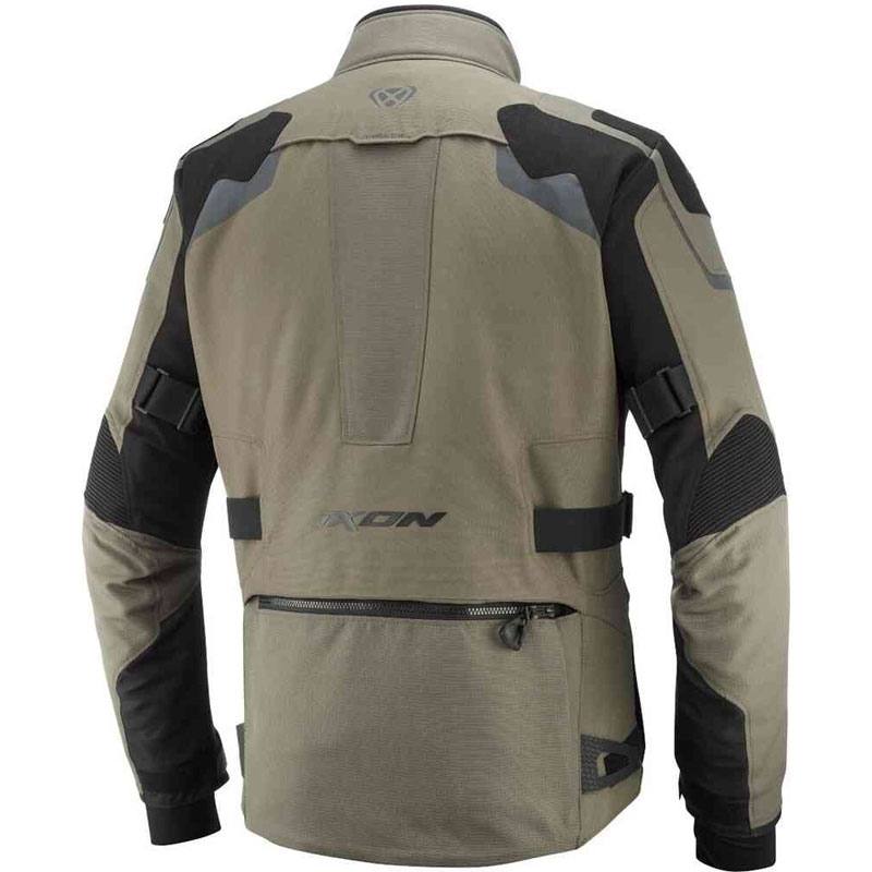 Motorjas IXON Odin khaki-zwart