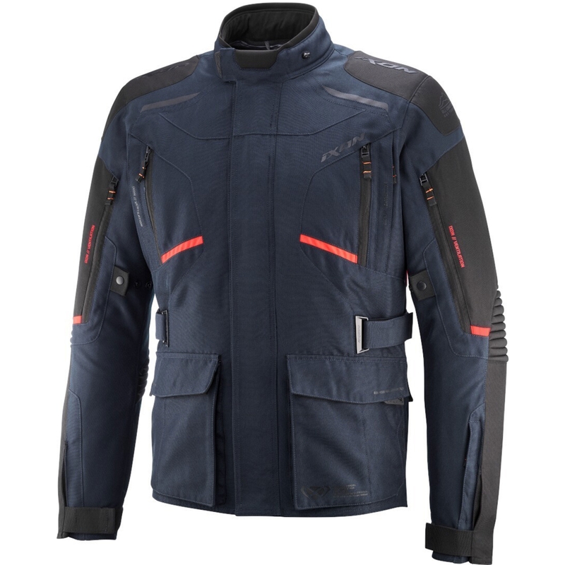 Motorjas IXON Midgard blauw-fluorood