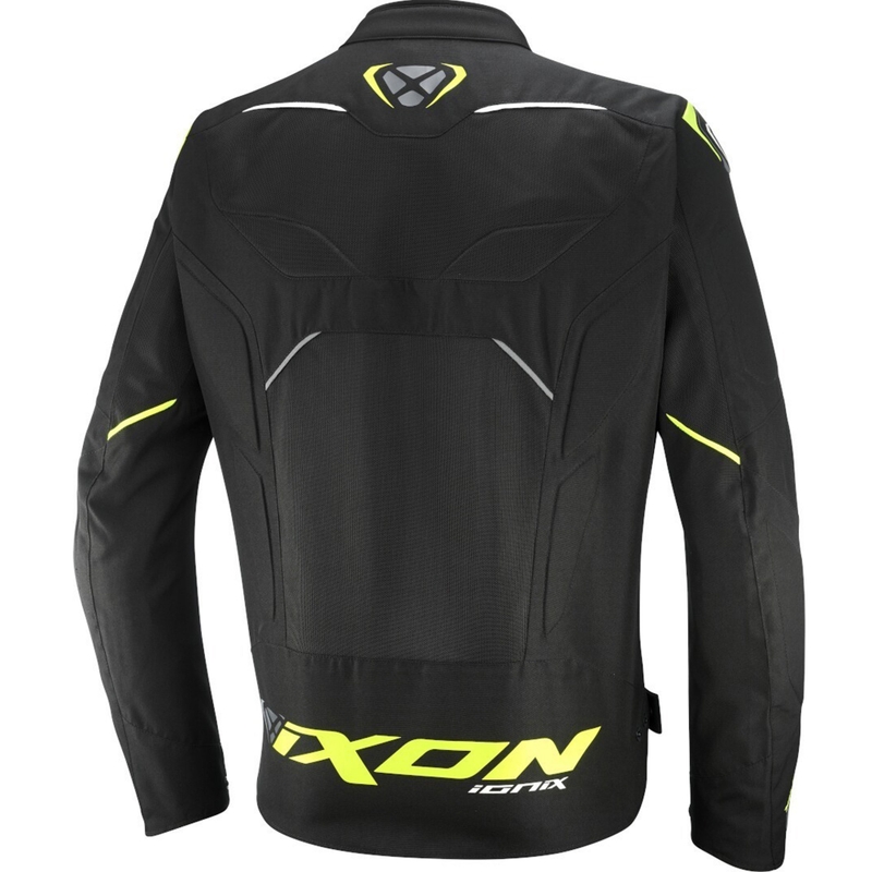 Motorjas IXON Ionix zwart-geelgrijs