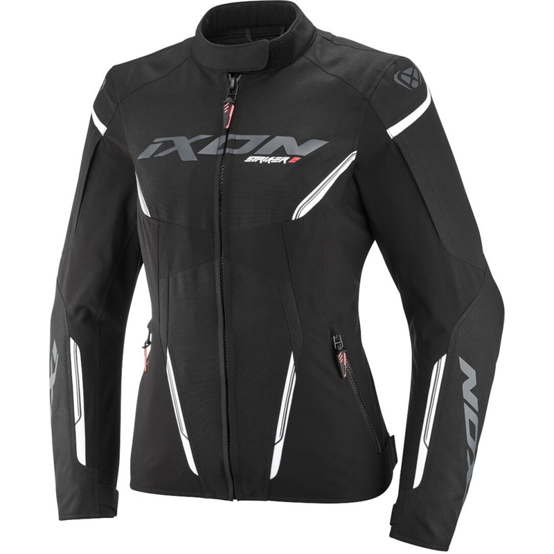 Dames motorjack IXON Striker 2 Lady zwart-wit