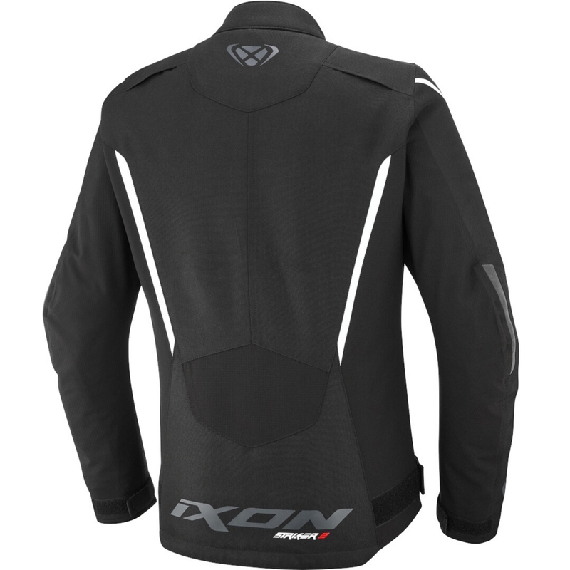 Dames motorjack IXON Striker 2 Lady zwart-wit