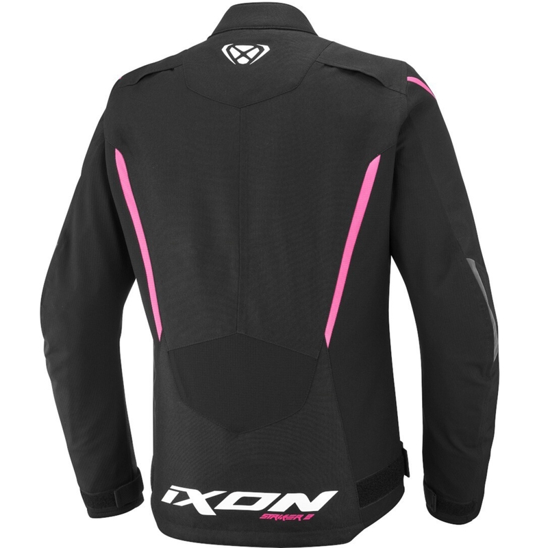 Dames motorjas IXON Striker 2 Lady zwart en roze