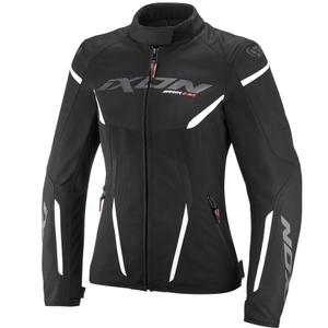 Dames motorjack IXON Striker 2 Air WP Lady zwart-wit