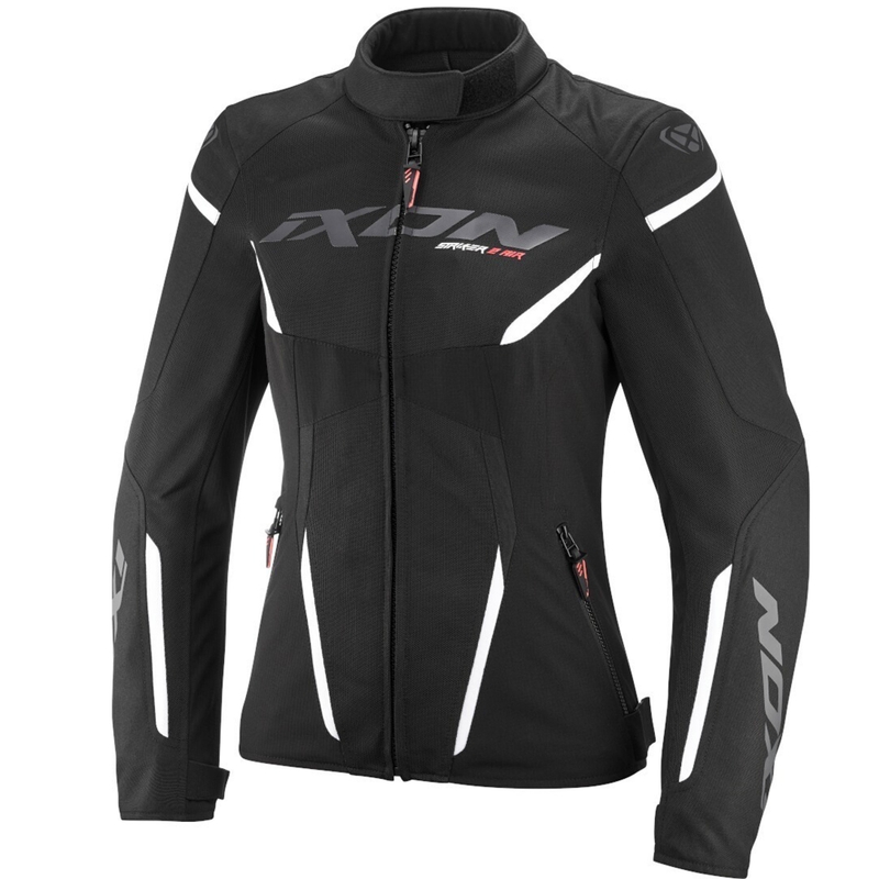 Dames motorjack IXON Striker 2 Air WP Lady zwart-wit