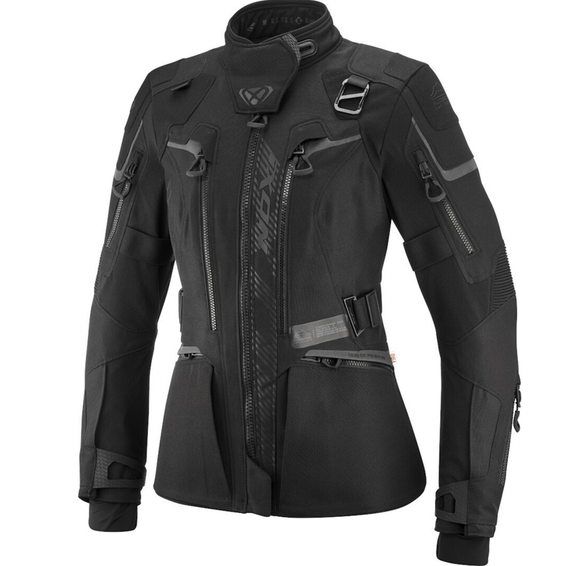 Dames motorjack IXON Odin zwart