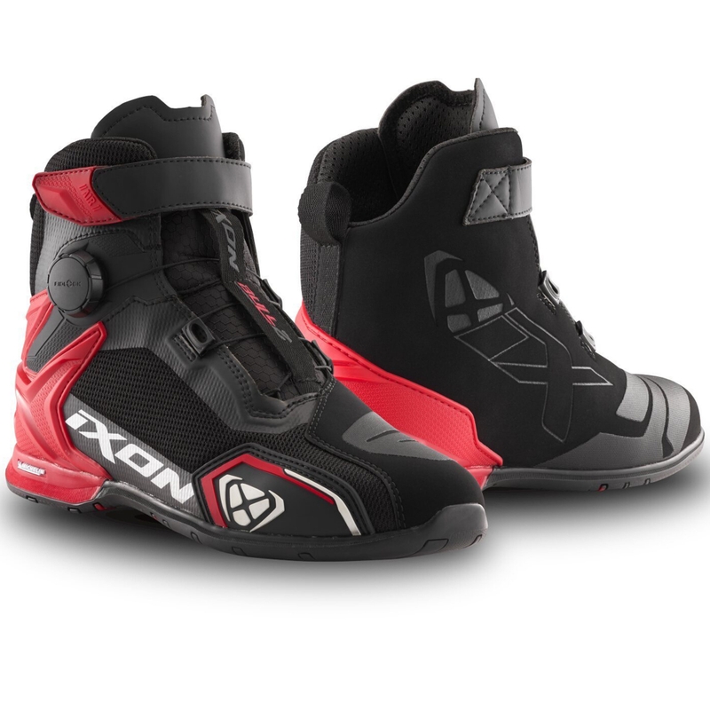 IXON Bull 2 Air zwart-wit-rode motorlaarzen