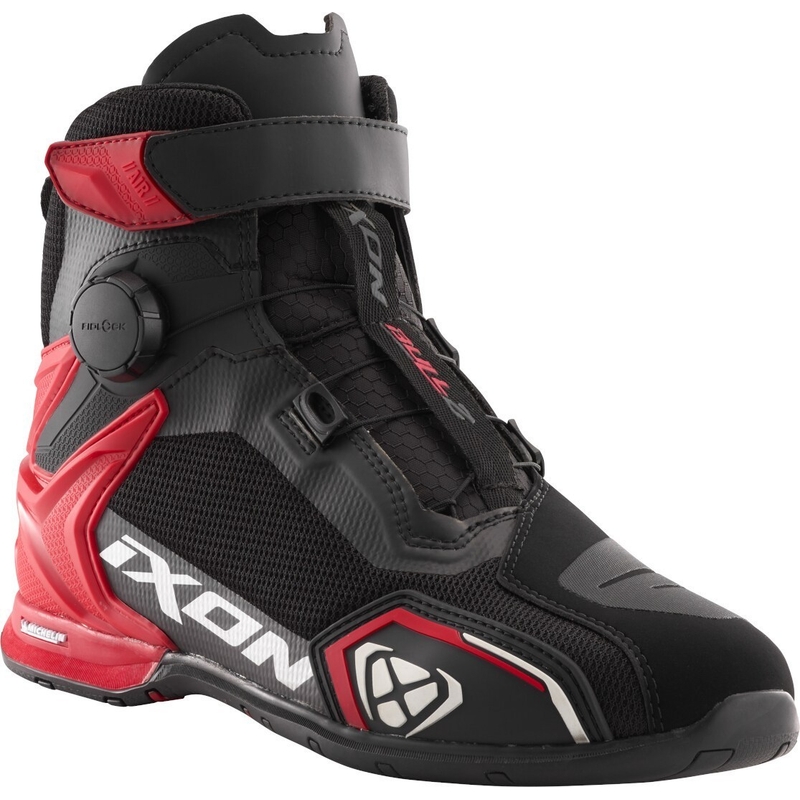 IXON Bull 2 Air zwart-wit-rode motorlaarzen