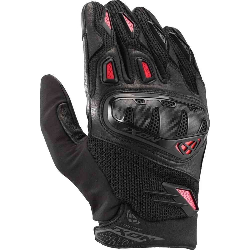 Motorhandschoenen IXON Rise Air 2 zwart-rood