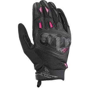 Dámské rukavice na motorku IXON Rise Air 2 černo-růžové
