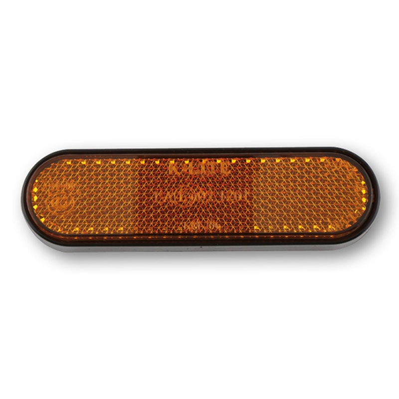 Highsider Smart reflector met zelfklevende folie, ovaal, geel