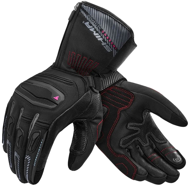 Dames motorhandschoenen Shima Inverno zwart
