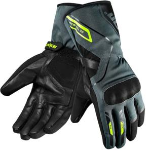 Seventy Degrees SD-T57 Giau motorhandschoenen zwart-grijs-fluogeel