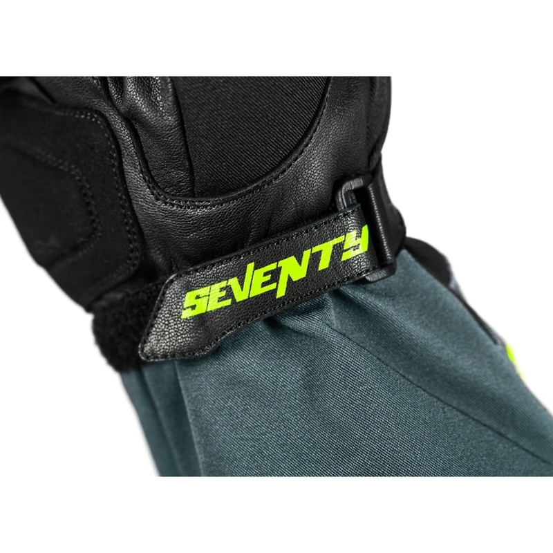 Seventy Degrees SD-T57 Giau motorhandschoenen zwart-grijs-fluogeel