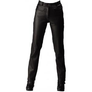 Dames leren motorbroek Roleff RO2 zwart
