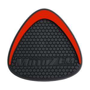 Zijstandaard pad Motozem zwart-rood