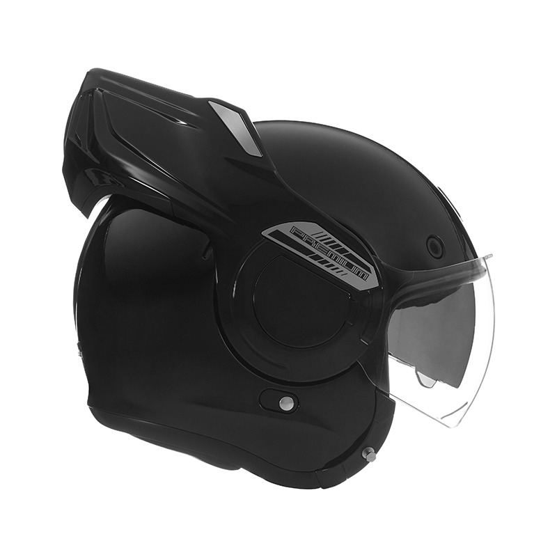NOX PREMIUM Stratos opklapbare motorhelm matzwart