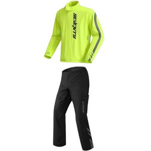 Tweedelig regenpak Seventy Degrees SD-S5 Monsoon Suit fluo geel-zwart