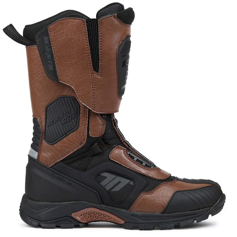 Seventy Degrees SD-BA6 Stelvio Hoge Motorlaarzen Bruin