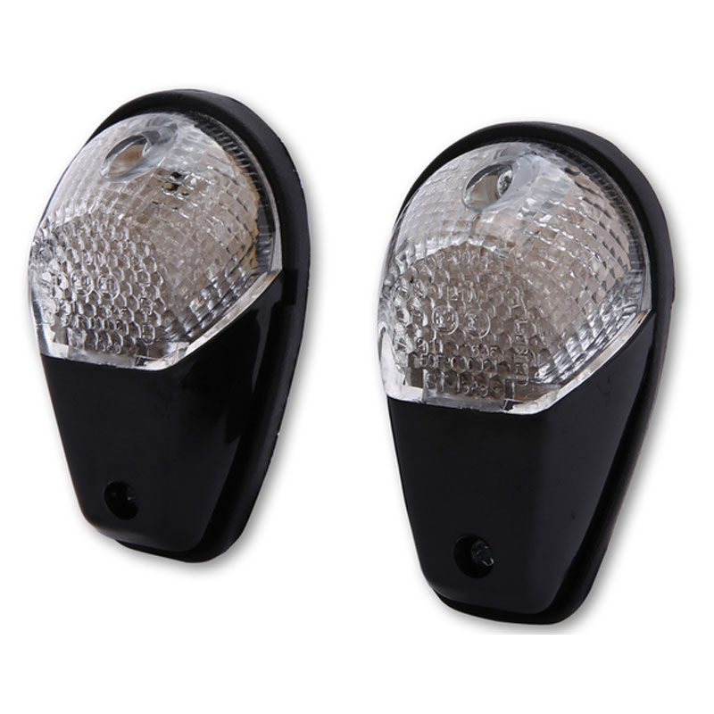 Motorfiets richtingaanwijzer Highsider Smart LED zwart-helder