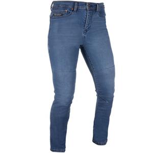 Dames motorjeans Oxford Sofia AA rechte korte jeans blauw