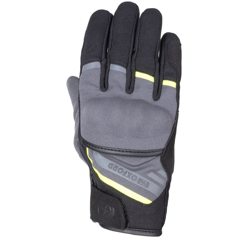 Oxford Dakar 1.0 motorhandschoenen grijs-geel