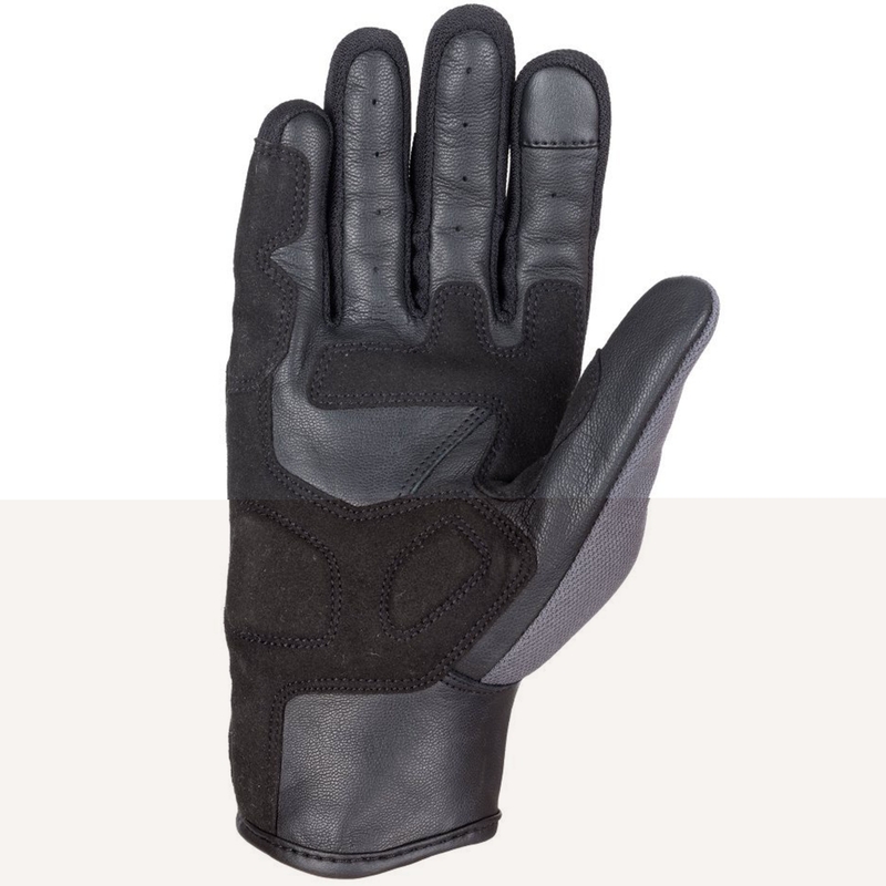 Oxford Dakar 1.0 motorhandschoenen grijs-geel