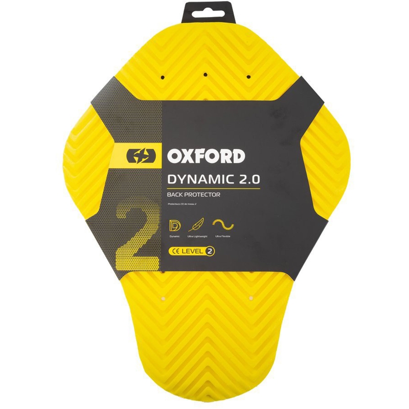 Oxford Dynamic 2.0 level 2 rugbeschermer geel