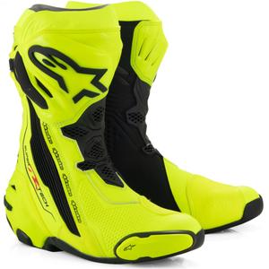 Alpinestars Supertech R motorlaarzen fluo geel-zwart