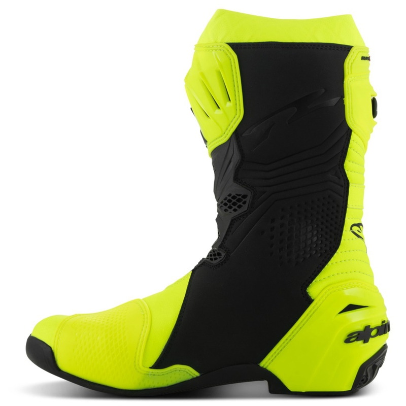 Alpinestars Supertech R motorlaarzen fluo geel-zwart