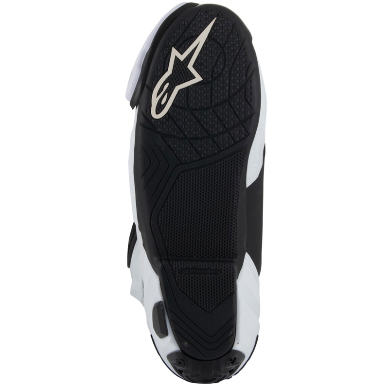 Alpinestars Supertech R geventileerde motorlaarzen wit-lichtgrijs-zwart