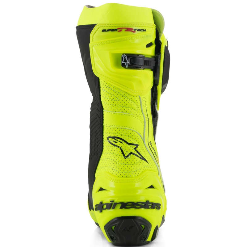Alpinestars Supertech R Vented motorlaarzen fluo geel-zwart