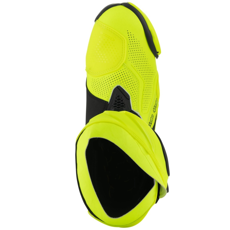 Alpinestars Supertech R Vented motorlaarzen fluo geel-zwart