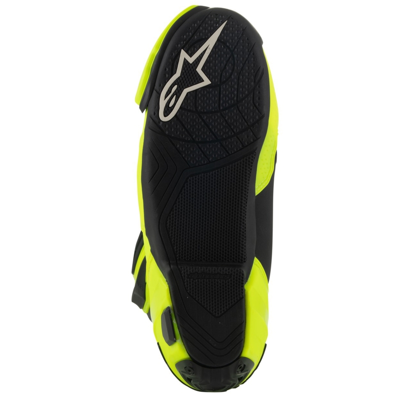 Alpinestars Supertech R Vented motorlaarzen fluo geel-zwart