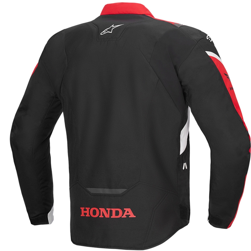 Alpinestars T-Jaws V4 Waterdichte Motorjas Honda Collectie Zwart-Rood-Wit