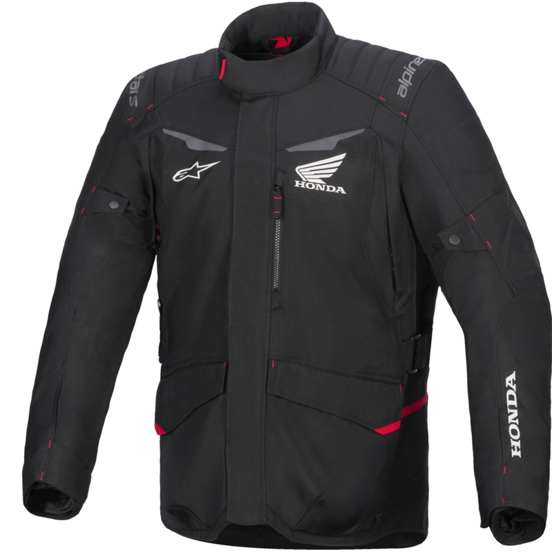 Alpinestars ST-1 Waterdichte motorjas Honda collectie zwart-rood