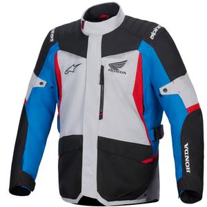 Alpinestars ST-1 Waterdichte motorjas Honda collectie grijs-blauw-zwart-rood